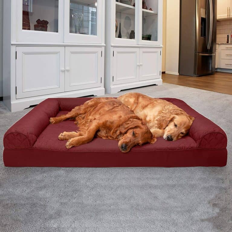 Furhaven Orthopedic Dog Bed – XXL Quilted Sofa-Style w/ Removable Washable Cover