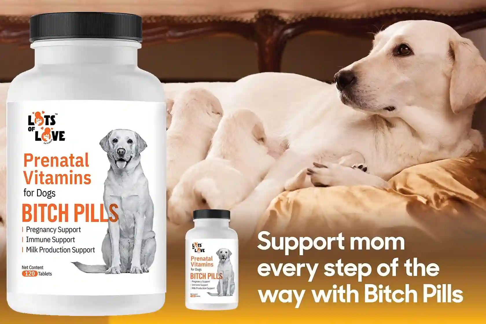 Bitch Pills Prenatal Vitamins for Dogs